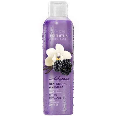 Avon Naturals, Blackberry & Vanilla, Shower Gel (Żel pod prysznic `Jeżyna i wanilia`)
