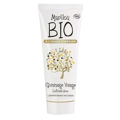 Marilou Bio Gommage Visage Exfoliant  a l'huile d'Argan (Delikatny peeling do twarzy z olejem arganowym i  aloesem)