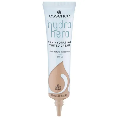 Essence Hydro Hero 24h Hydrating Tinted  Cream (Nawilżający krem BB)