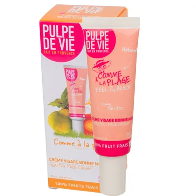 Pulpe de Vie Comme à la Plage , Creme Bonne Mine Autobronzante Bio (Krem brązujący do twarzy)