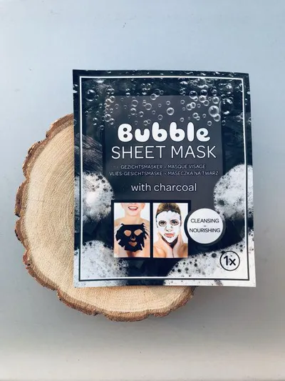 Action Bubble Sheet Mask with Characoal (Maseczka do twarzy w płachcie z węglem)