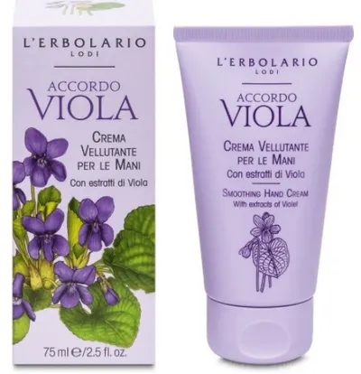 L'Erbolario Accordo Viola, Crema Vellutante Per Le Mani (Wygładzający krem do rąk `Fiołek`)