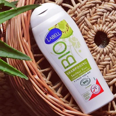 Labell Aloesowy bio szampon do włosów o zapachu kiwi