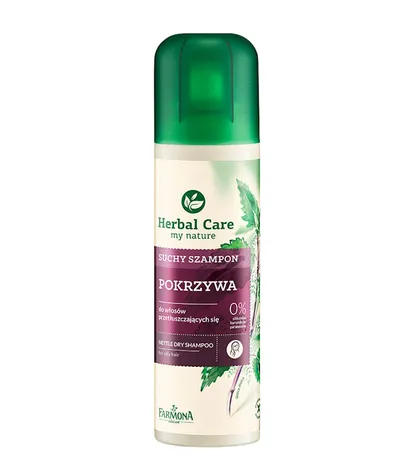 Herbal Care Suchy szampon do włosów przetłuszczających się ' Pokrzywa'