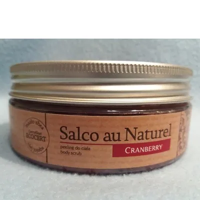Salco au Naturel Cranberry Peeling (Peeling solny z drobinkami żurawiny)