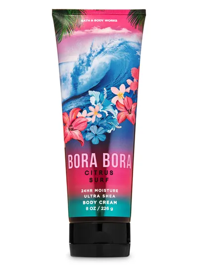 Bath & Body Works Bora Bora, Citrus Surf 24h Moisture Ultra Shea Body Cream (Nawilżający krem do ciała)