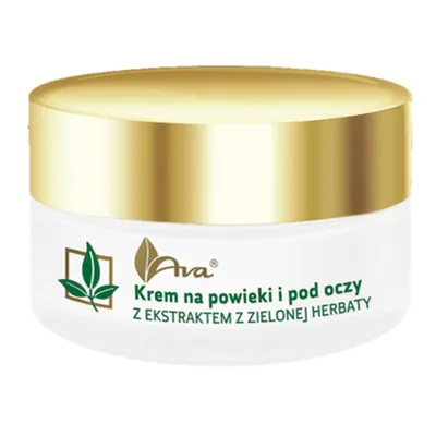Laboratorium Kosmetyczne AVA Przeciwzmarszczkowy krem na powieki i pod oczy z ekstraktem z zielonej herbaty