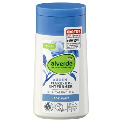 Alverde Augen Make-Up Entferner mit Bio-Calendula (Mleczko do demakijażu oczu z nagietkiem)