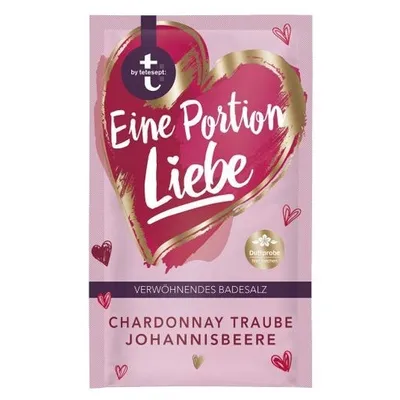 T by Tetesept Eine Portion Liebe Badesalz (Sól do kąpieli `Winogrono z porzeczką`)