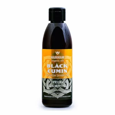 Hammam Organic Oils Black Cumin Turkish Shampoo (Szampon turecki `Regeneracja i blask`)