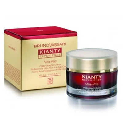 Bruno Vassari Kianty Experience, Vita-vite, Anti-age Cream (Aktywny krem o działaniu przeciwzmarszczkowym z argireliną i polifenolami)