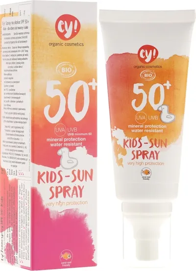 Eco Cosmetics Ey! Kids, Sun Spray SPF 50 (Spray na słońce dla dzieci SPF 50)