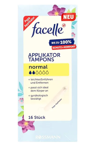 Facelle Tampony z papierowym aplikatorem `Normal `