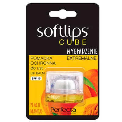 Perfecta Softlips, Balsam do ust 5w1 SPF 15 `Peach & mango`