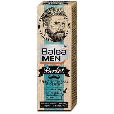 Balea Men,  Bartöl Pflegt Barthaare & Gesicht (Olejek do pielęgnacji brody)