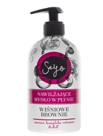 Seyo Wiśniowe Brownie, Nawilżające mydło w płynie