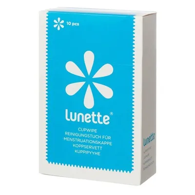 Lunette Chusteczki do czyszczenia kubeczków menstruacyjnych