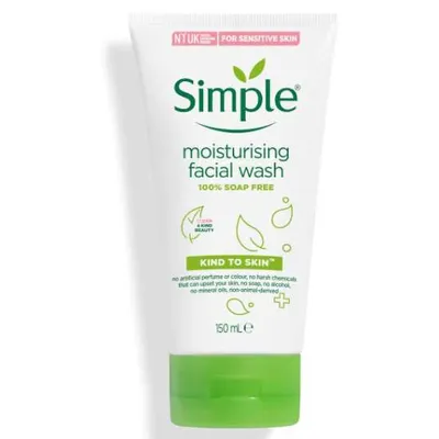 Simple Kind To Skin, Moisturising Facial Wash (Nawilżający płyn do mycia twarzy)
