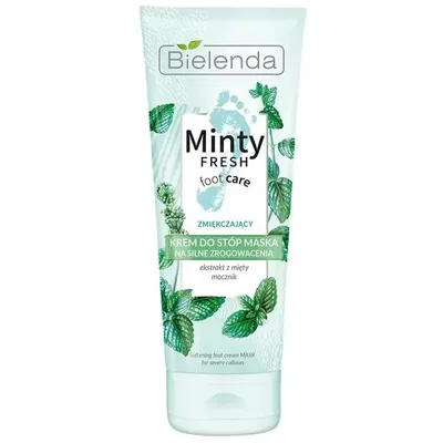 Bielenda Minty Fresh Foot Care, Zmiękczający krem do stóp/ maska na silne zrogowacenia