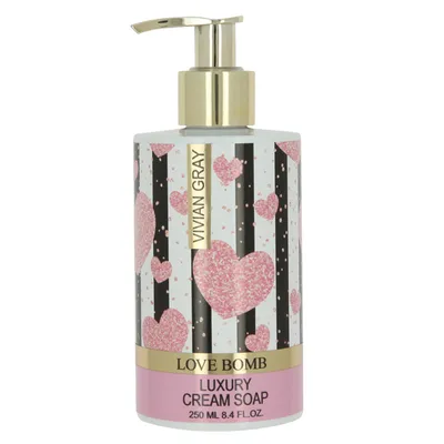 Vivian Gray Love Bomb, Luxury Cream Soap (Kremowe mydło w płynie)