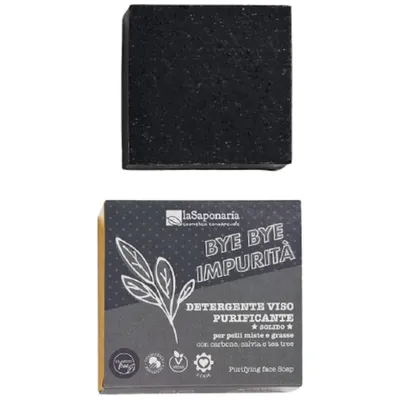 La Saponaria Bye Bye Impurita, Purifying Face Soap (Kostka do mycia twarzy)