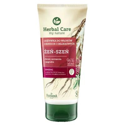 Herbal Care Odżywka do włosów cienkich i delikatnych 'Żeń-szeń'