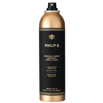 Philip B Russian Amber Imperial Insta Thick Spray (Spray dodający włosom objętości)