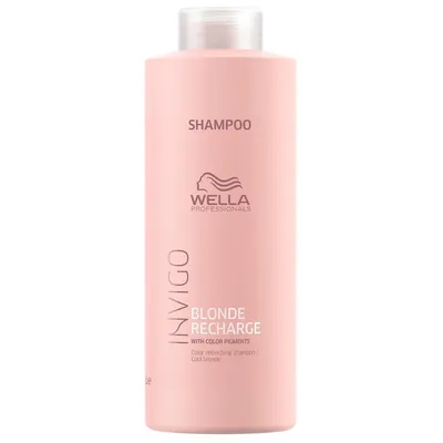 Wella Professionals Invigo, Blonde Recharge Shampoo (Szampon ochronny do włosów farbowanych na blond)