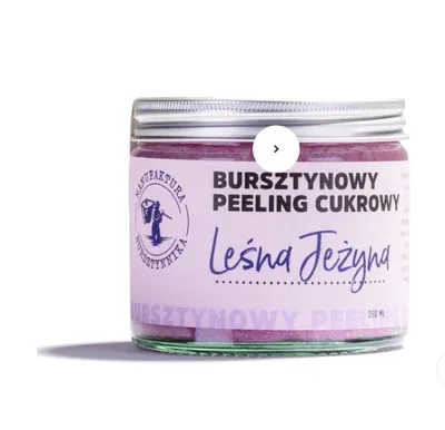 Manufaktura Bursztynnika Leśna Jeżyna, Bursztynowy peeling cukrowy