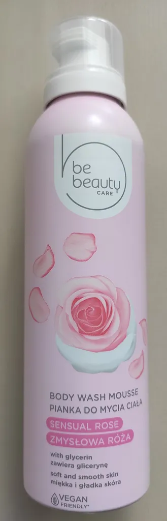 bebeauty Pianka do mycia ciała `Zmysłowa róża`