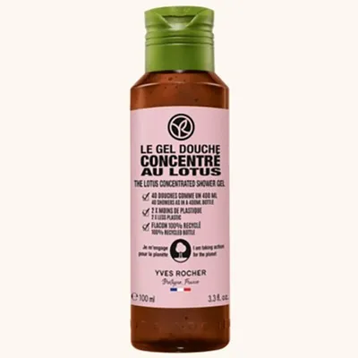 Yves Rocher Le Gel Douche Concentre Au Lotus (Skoncentrowany żel pod prysznic `Kwiat lotosu`)