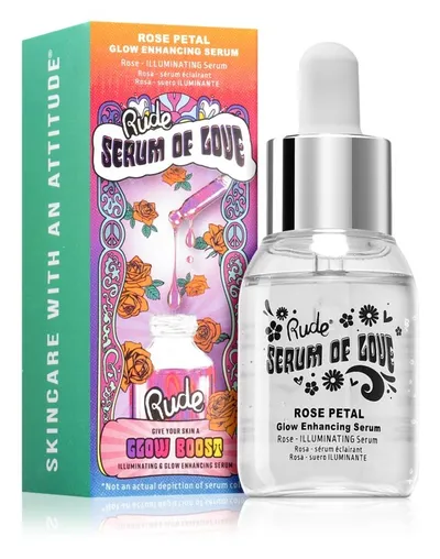 Rude Cosmetics Serum of Love Rose Petal (Serum rozświetlające do twarzy)