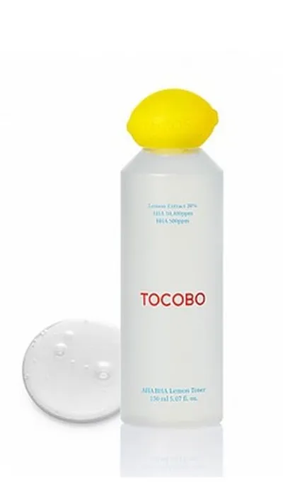 Tocobo AHA BHA Lemon Toner (Tonik do twarzy o łagodnym działaniu złuszczającym)