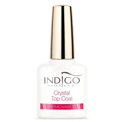 Indigo Nails Lab Gel Polish, Removable Crystal Top Coat (Top do paznokci)