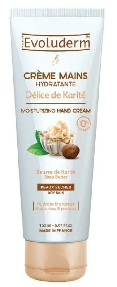 Evoluderm Délice de Karité, Creme Mains Hydratante [Moisturizing Hand Cream] (Nawilżający krem do rąk)