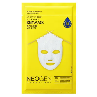 Neogen Dermalogy, White Truffle, Hydramax Knit Mask (Nawilżająca maseczka  do twarzy w płachcie)