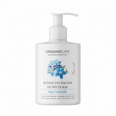 Organic Life Aqua Virtualle, Nawilżający balsam do mycia rąk
