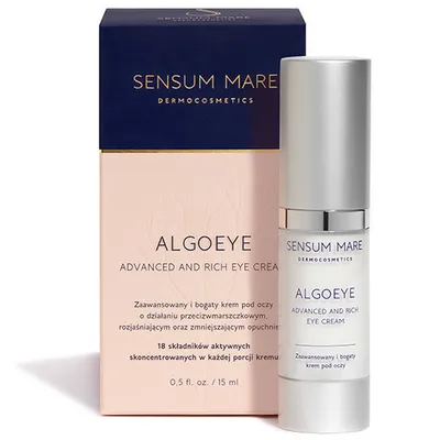 Sensum Mare Dermocosmetics Algoeye, Advanced and Rich Eye Cream (Zaawansowany i bogaty krem pod oczy o działaniu przeciwzmarszczkowym)