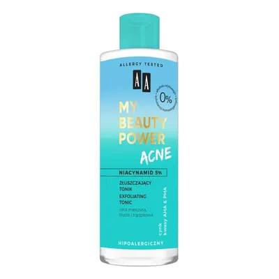 AA My Beauty Power Acne, Złuszczający tonik `Niacynamid 5%`
