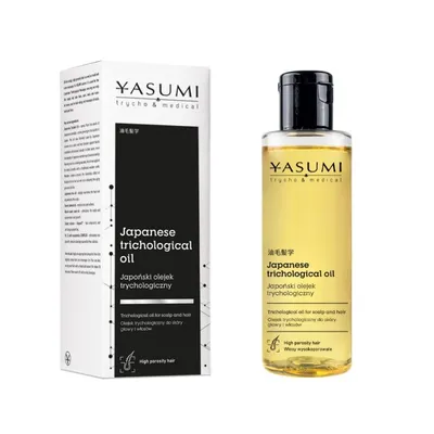 Yasumi Trycho & Medical, Japanese Trychological Oil (Japoński olejek trychologiczny – włosy wysokoporowate)