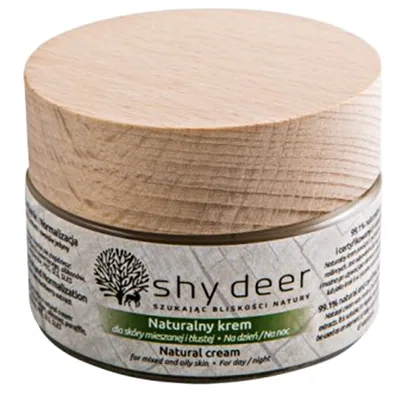 Shy Deer Natural Cream for Mixed and Oily Skin (Naturalny krem dla skóry mieszanej i tłustej)