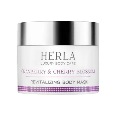 Herla Cranberry & Cherry Blossom Revitalizing Body Mask (Odżywcza maska do ciała `Żurawina & kwiat wiśni`)
