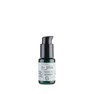 Ecooking 50+ Serum (Intensywnie nawilżające serum do skóry dojrzałej 50+ z CBD i komórkami macierzystymi)