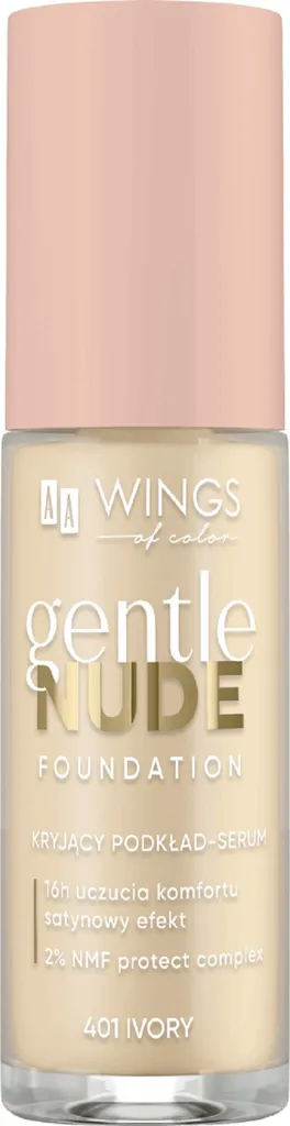 AA Wings of Color, Gentle Nude Foundation (Kryjący podkład - serum)
