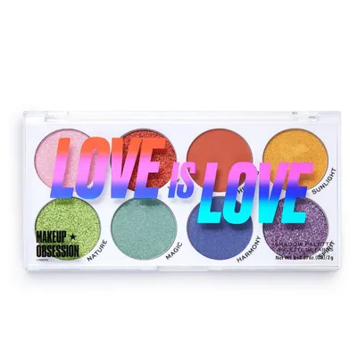 Makeup Obsession London Makeup Obsession x Pride, Love Is Love Eyeshadow Palette (Paleta cieni do powiek)