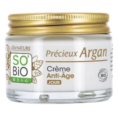 SO'BiO Etic Precieux Argan, Creme de Jour Anti-Age (Przeciwzmarszczkowy krem na dzień)