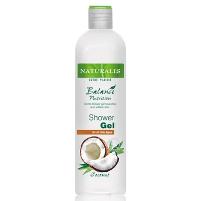 Naturalis Balance Nutrition, Shower Gel with Coconut Oil (Żel pod prysznic z olejkiem kokosowym)
