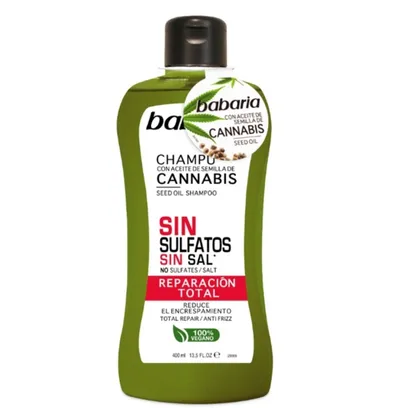 Babaria Natural Cosmetics Sin Sulfatos Seed Oil Shampoo (Szampon z olejem z nasion konopi)
