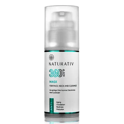 Naturativ 360° AOX, Maska kojąco - liftingująca do twarzy szyi i dekoltu