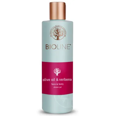 Bioline Olive Oil & Verbena,  Face & Body Shower Gel (Żel pod prysznic i do mycia twarzy)